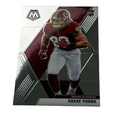 2020 Panini Mosaic Chase Young Rookie Card RC #202 Washington Redskins Silver. rookie card picture