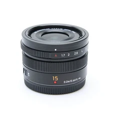 Panasonic LEICA DG SUMMILUX 15mm F/1.7 ASPH. Black (MFT) -Near Mint- #231