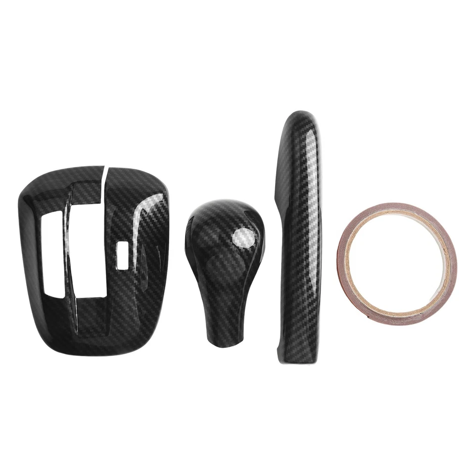 For Toyota CH-R 2018 2019 Carbon Fiber Style Handbrake Transmission Frame Cover - Image 2 of 4