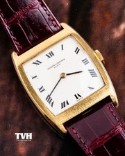 1960s Vacheron Constantin Tonneau Ref. 7374 With Silver Dial With Roman Numerals