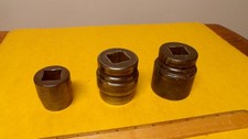 lot of three snap-on one inch drive impact sockets