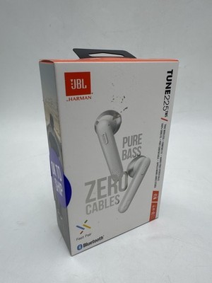 JBL Tune 225TWS True Wireless Earbud Headphones - JBLT225TWSWHTAM - White