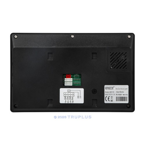 HOMSECUR Video Türklingel Gegensprechanlage mit 2 Monitoren, IC Keyfob Unlock, IR LED Kamera - Bild 6 von 11