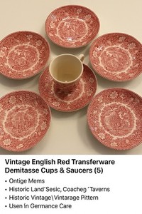 Royal Tudor Ware Coaching Taverns | eBay