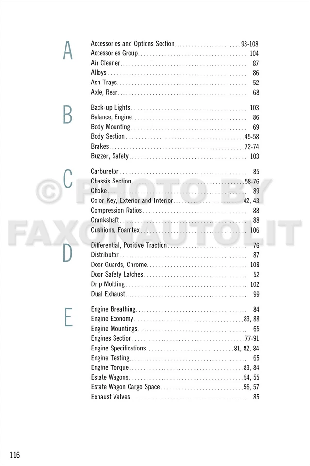 Libro Buick Facts 1960 distribuidor canadiense álbum opciones de datos características especificaciones OEM Foto 2 de 4