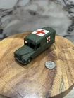 Vintage Dinky Toys Daimler No. 624 Military Ambulance Green Made In England