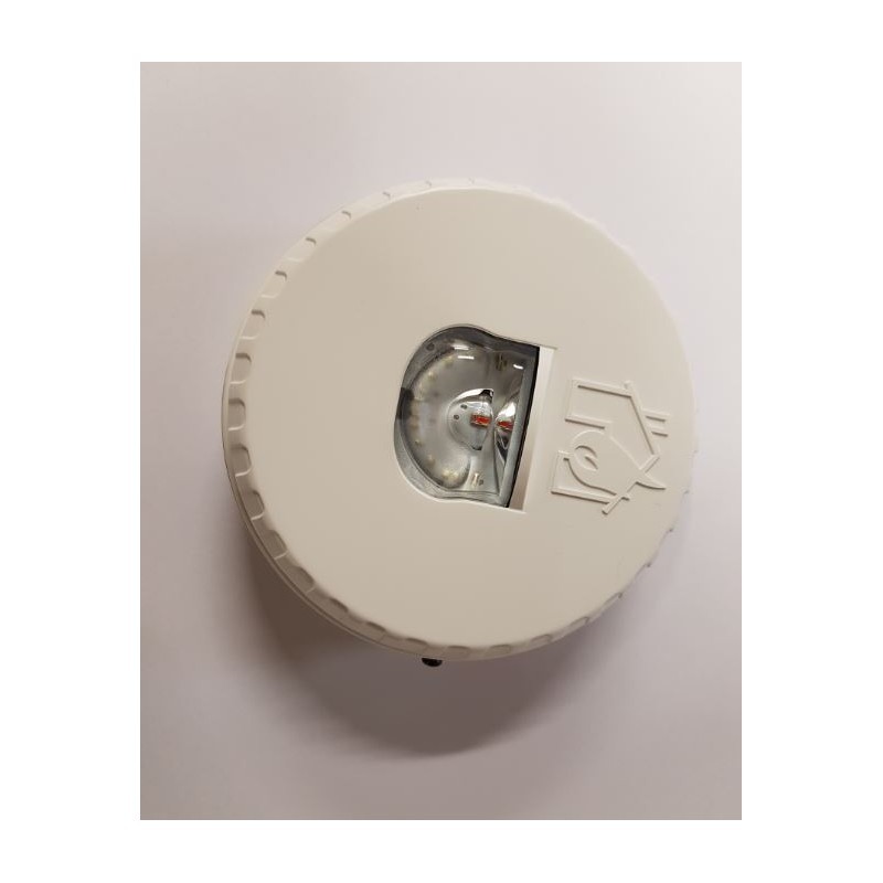 Diffuseur flash rouge Solista LX-M étanche pour locaux humides