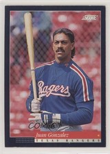 1994 Score Juan Gonzalez #27 0l0m