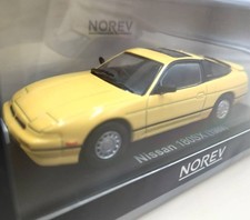 1/43 Nissan 180 Sx 1989 Yellow/Black Norev Die-Cast Minicar