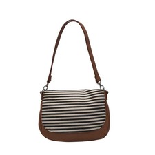 Studio Thirty-One Brown Faux Leather Crossbod...