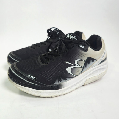 Gravity Defyer GDefy Black Sneakers Mighty Walk Orthopedic Shoes Size 10