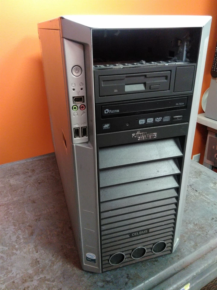 Fujitsu Siemens Celsius R640 Medical PC 2x Xeon 3GHz 4GB 0HD - Image 4 of 4