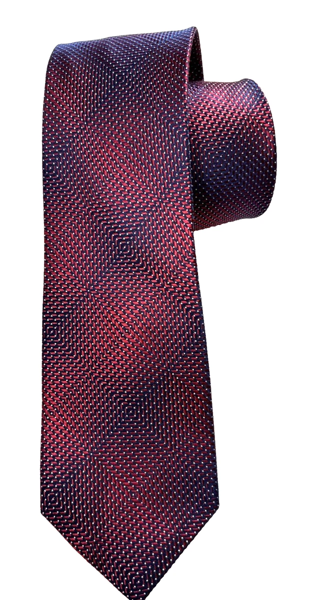 Cravate Homme STAFFORD 100% Soie – Motif Fleurs Marron/vert/beige, Longueur Classique