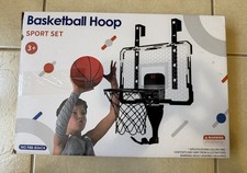 Basketball Hoop Indoor LED Light Scoreboard White New Open Box