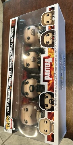 Funko Pop! Rocks Pantera Vinyl Figures Four Pack New In Box Unopened Rare