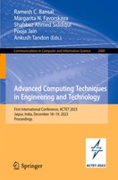 Advanced Computing Techniques In Engineering And Technology Bansal (U. A.) Buch