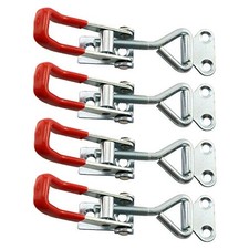 Reliable 4PCS Cabinet Latch Toggle Clamps Easy-Screw Installation for Security