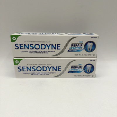 Sensodyne Repair & Protect Deep Repair For Sensitive Teeth Toothpaste 3.4 oz 2PK