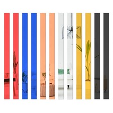 Piastrelle Specchio Acrilico Design Lungo 5*20CM Set di 10 Riflessi di Stile