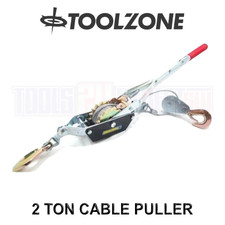 Toolzone 2 Ton Hand Winch Cable Puller Turfer Boat Trailer / Car / Auto Lifting 