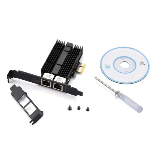 2 RJ45 Port For Intel I226 chip 2.5Gbps PCI-E X1 X4 X8 Ethernet Network Adapter - Picture 12 of 12