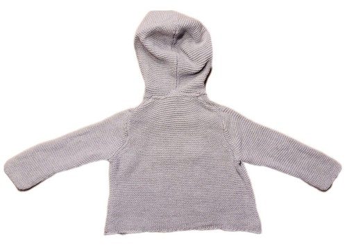 Süße Baby Kapuzen Strick Jacke von TCM Tchibo Größe 74 80 Grau - Picture 2 of 2