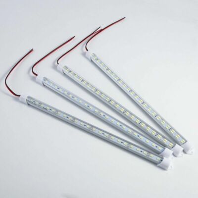 12V/24V 24/48LED Strip Light Tube Bar Hard Rigid Lamp White For Car Caravan Home 12V/24V 24/48LED Strip Light Tube Bar Hard Rigid Lamp White For Car Caravan Home