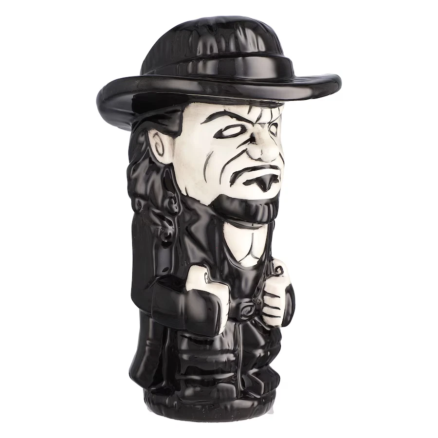 Taza Tiki The Undertaker nueva en caja edición limitada WWE/WWF Pro Wrestling Foto 4 de 4