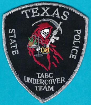 TEXAS STATE ALCOHOLIC BEVERAGE COMMISSION POLICE UNDERCOVER TEAM PATCH
