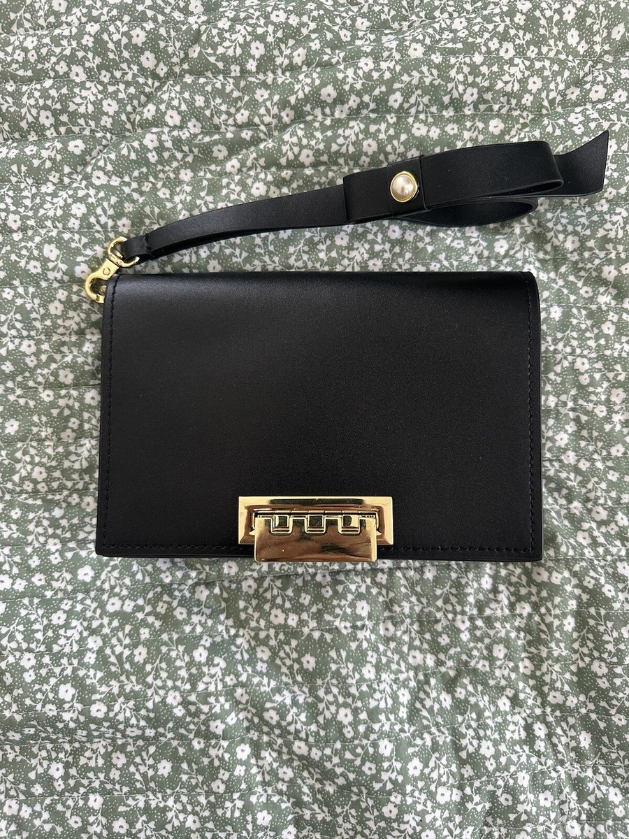 Stunning black Zac Posen clutch