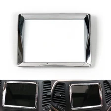Navigation GPS Screen Frame Trim Cover for Jeep Grand Cherokee 2014-2018 Chrome