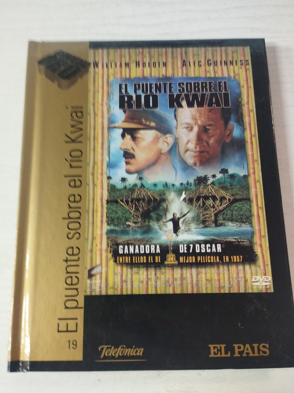 El Puente Sobre El Rio Kwai William Holden DVD Libro Español Ingles Region 2 AM