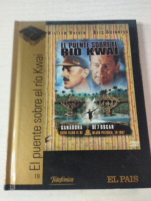 El puente sobre Rio Kwai William Holden DVD Buch Spanisch Englisch Region 2 Am