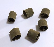 New High Quality Tactical Retaining Bands 1" 1 inches - 6pk - Coyote