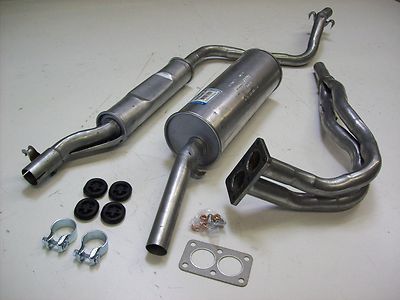 Auspuff Auspuffanlage Abgasanlage 3tlg. VW Scirocco 1 110PS  Bj. 76-
