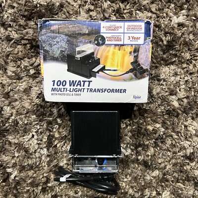 Alpine 100 Watt Transformer with Photocell & Timer