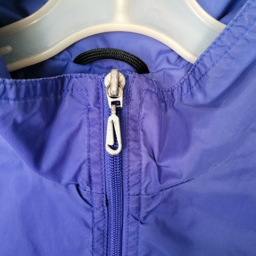 Giacca a vento Nike adulto taglia M nera blu zip atletica casual poliestere - Foto 11 di 13