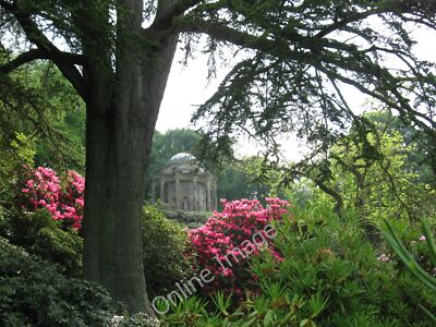 Foto 6x4 Tempel des Apollon Gasper Tempel des Apollon im Stourhead Estat c2010