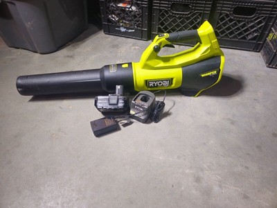 Ryobi 18V ONE+ HP Brushless Cordless Blower - 130 MPH, 510 CFM, Battery & Charge
