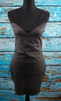 express grey dress Express Gray Dress Women's Size M