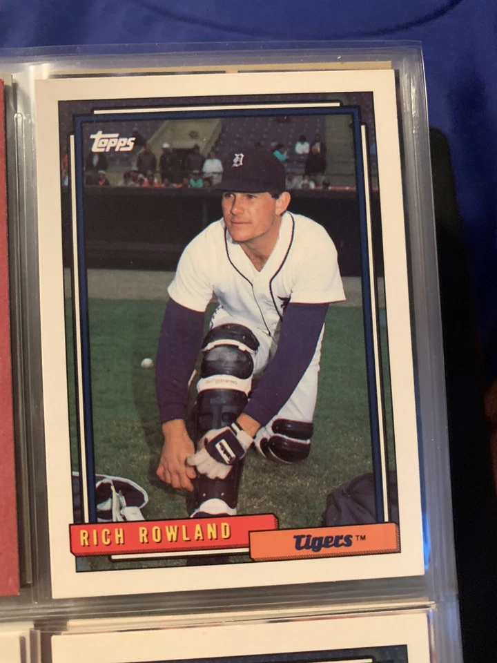 3 Rich Rowland baseball cards.  1 card autographed  - Image 2 of 3