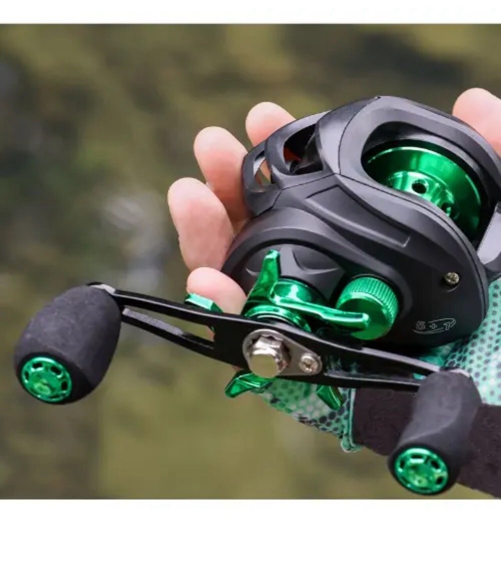 baitcasting reel left hand Baitcasting Fishing Reel Left Right Hand Baitcaster Wheel 7.2:1 Gear Ratio