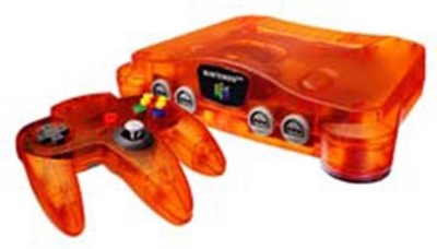Nintendo 64 Videospiel N64 Konsole Fire Orange + Spiele KONVOLUT