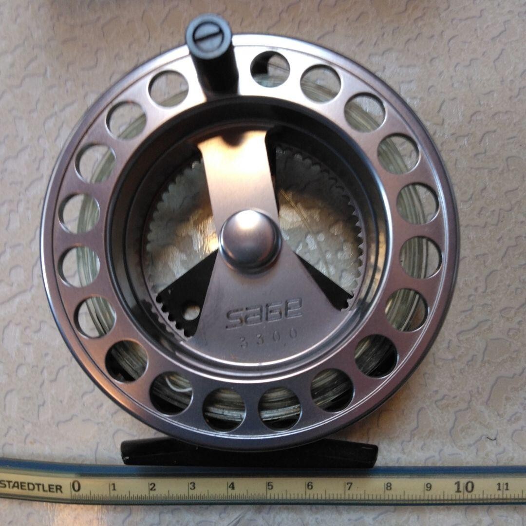 Sage 3300 Large Arbor Trout & Saltwater Fly Reel w/Box F/S | eBay