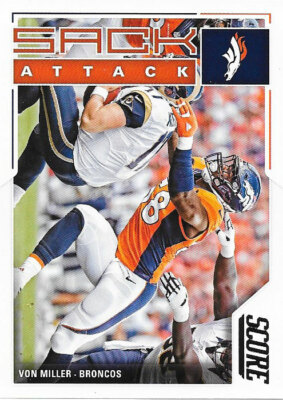 2017 Score Football SACK ATTACK Insert Singles (U-PICK) Complete Your Set!