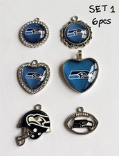 Sale New Slot of 4/6 pcs The Seahawks Football team charms/pendants. See details