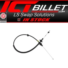 ICT Billet LS Throttle Cable Drive By Cable Accelerator linkage 26" LS1 LSX LS