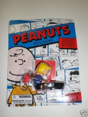 Peanuts SCHROEDER Key Chain  NEW IN PACKAG DOES NOT WORK FOR SHOW PURPOSES ONLY