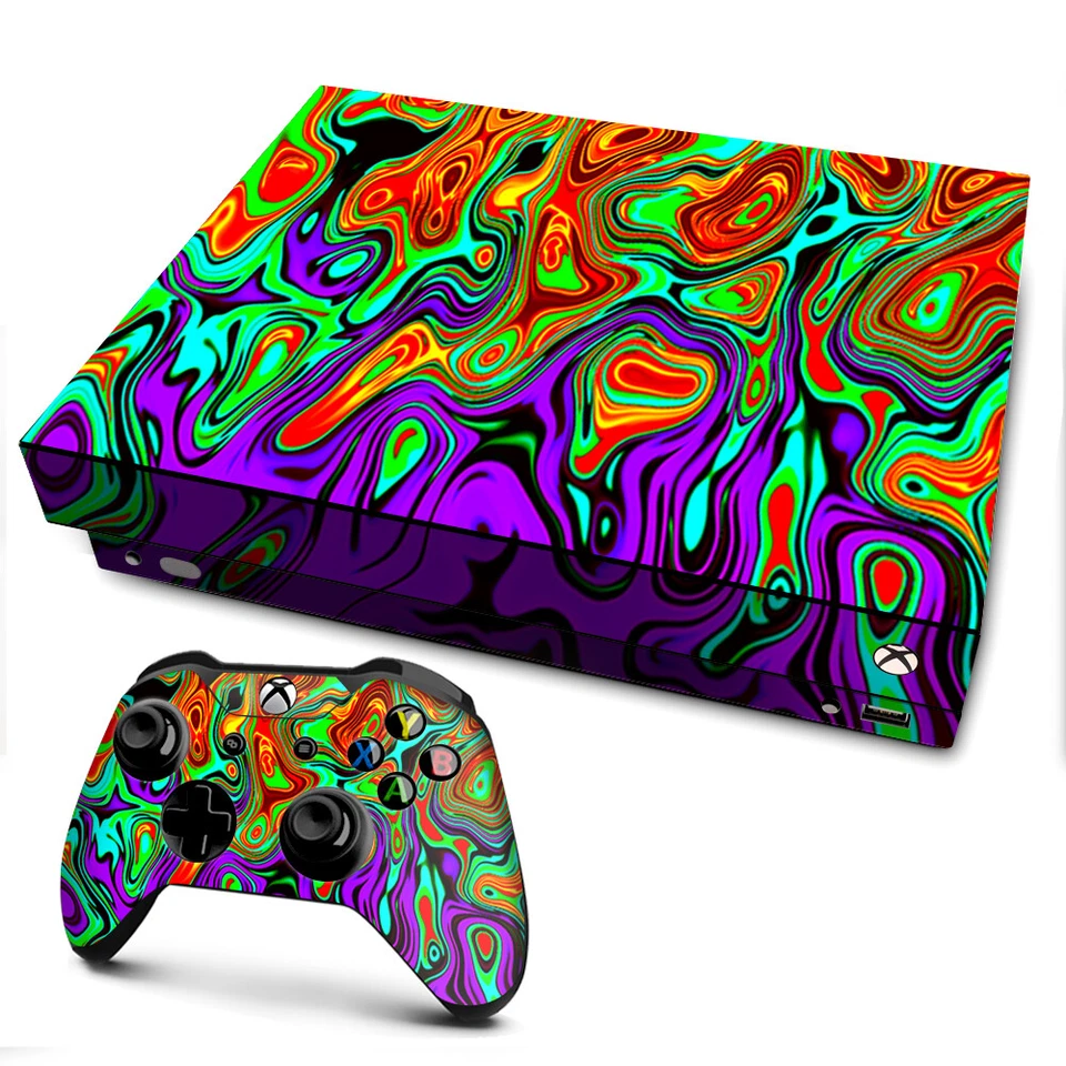 ITSASKIN Xbox One X Console Skins Decal Wrap ONLY Mixed Colors