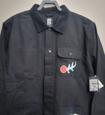 Vans x Kaitlin Chan Drill Chore Pride Coat Black Mens Size XXL 2XL